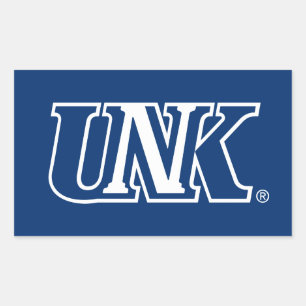 UNK University of Nebraska at Kearney Rectangular Sticker