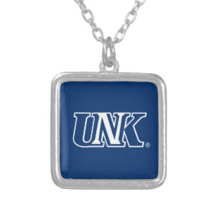 UNK University of Nebraska at Kearney Silver Plated Necklace