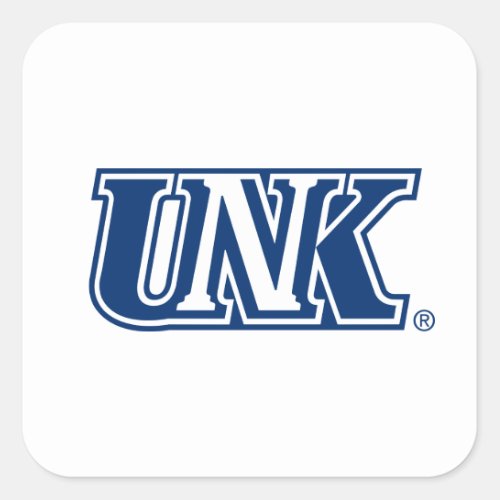 UNK  University of Nebraska at Kearney Square Sticker