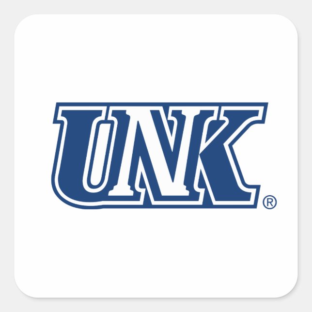 UNK | University of Nebraska at Kearney Square Sticker (Front)