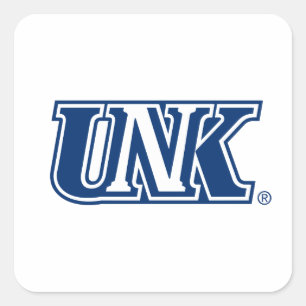 UNK University of Nebraska at Kearney Square Sticker