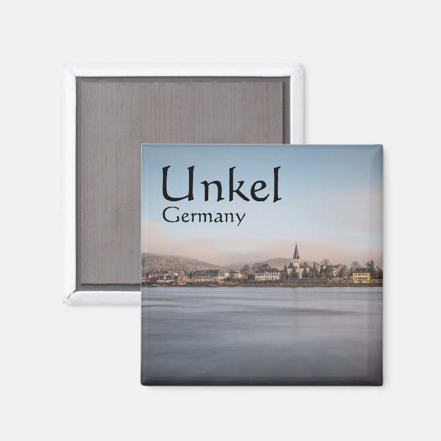 Unkel Rhein Souvenir Magnet (Front/Back)