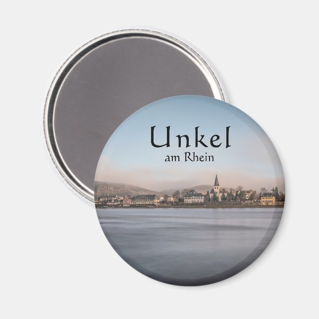 Unkel Rhein Souvenir Magnet (Front/Back)