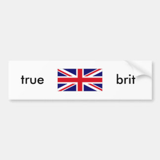 UNKG0001, true , brit Bumper Sticker