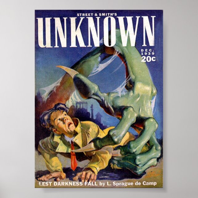 Unknown Comic Poster December 1939 (Front)
