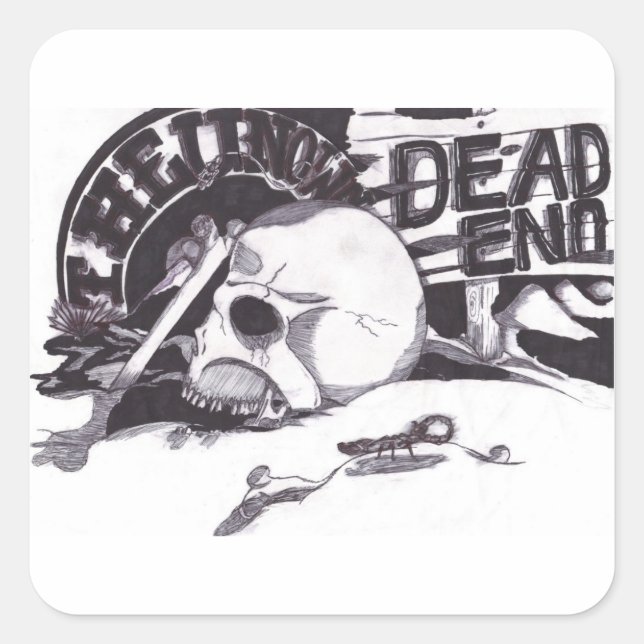Unknown - Dead End Sticker (Front)