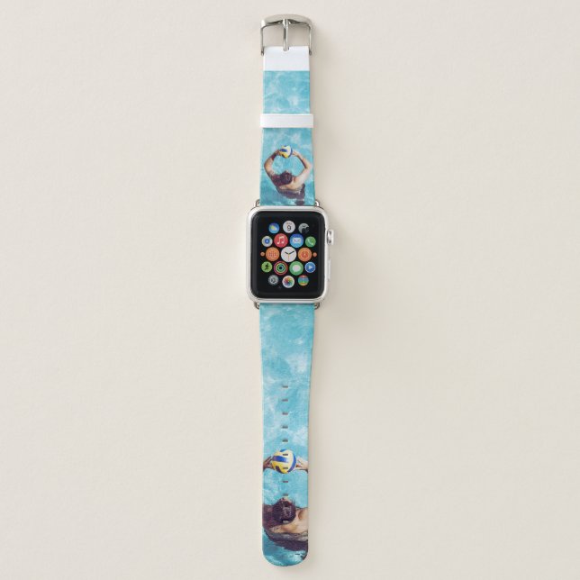 Unknown person playing beach volleyball apple watch band (Front)