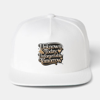 Unknown Today, Unforgettable Tomorrow Snap Back Hat