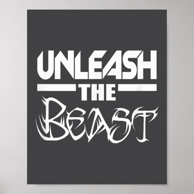 Unleahe C380 Workout Gym Fitness Motivation  Poster (Front)