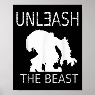 Unleahe Workout Motivation Gym Graphic Poster