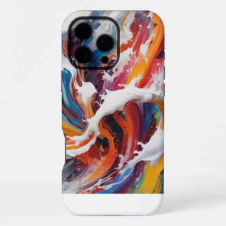 Unleash Creativity Gift: Vibrant Abstract iPhone 16 Pro Max Case