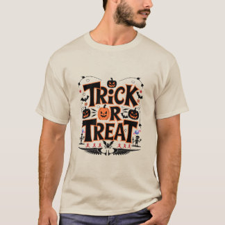 Unleash Halloween Fun with Trick or Treat Magic! T-Shirt