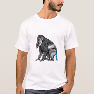Unleash Inner Strength: Powerful Mandrill T-Shirt