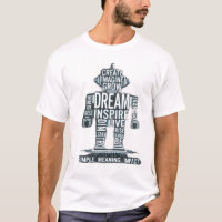 Unleash Potential – Motivational Word Art T-Shirt
