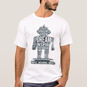 Unleash Potential – Motivational Word Art T-Shirt