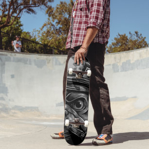 Unleash the Attitude: Pug Dog Soldier Artwork Skateboard