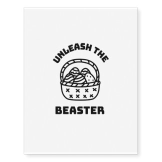 Unleash the beaster temporary tattoos