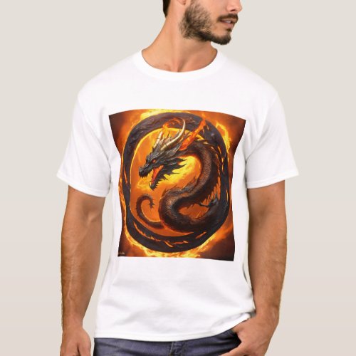 Unleash the Dragon Spirit Elevate Your Wardrobe  T_Shirt