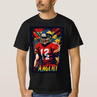 Unleash the Fury - Angry Runs Football Tee