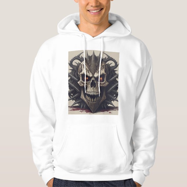 Unleash the Fury: Death Metal Skull Tee (Front)