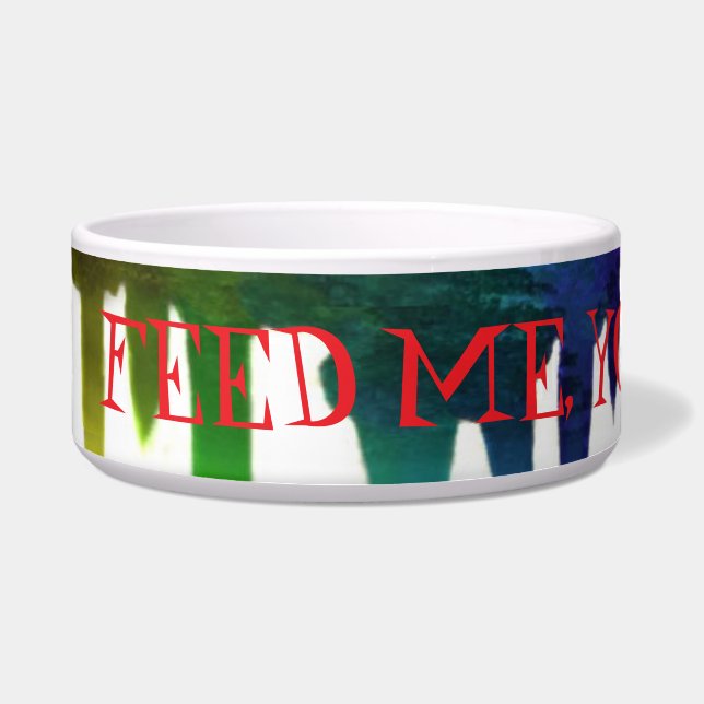 Unleash the Laughs with our funny Pet   Bowl (Front)