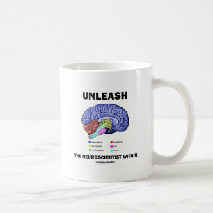 Unleash The Neuroscientist Within (Brain Anatomy) Coffee Mug