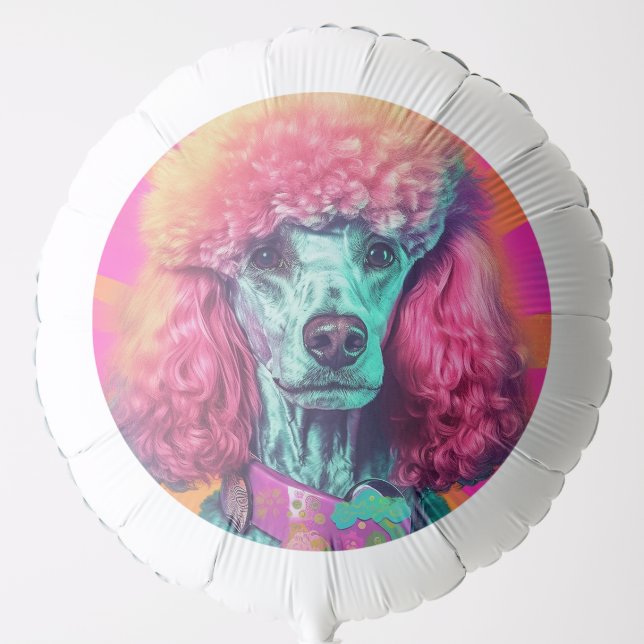 Unleash the Poodle Party Balloon - Large (Front)