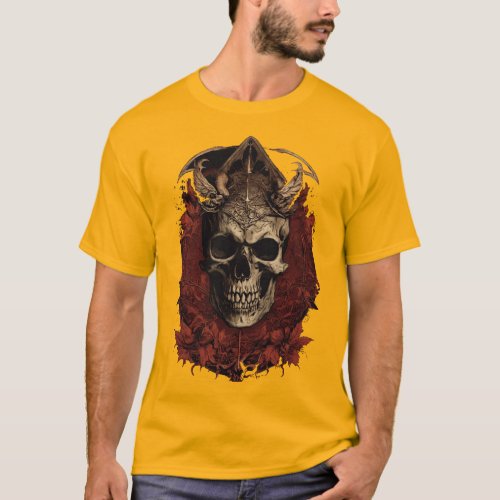 Unleash the Power with our Angry Vampire Skull T_S T_Shirt