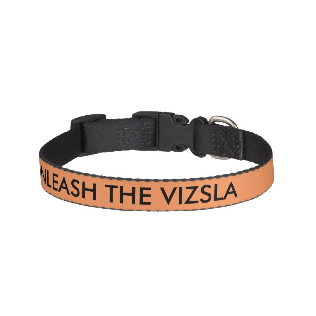 UNLEASH THE VIZSLA collar (Front)