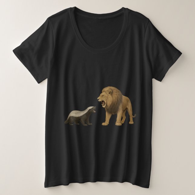 Unleash your anger plus size T-Shirt (Design Front)