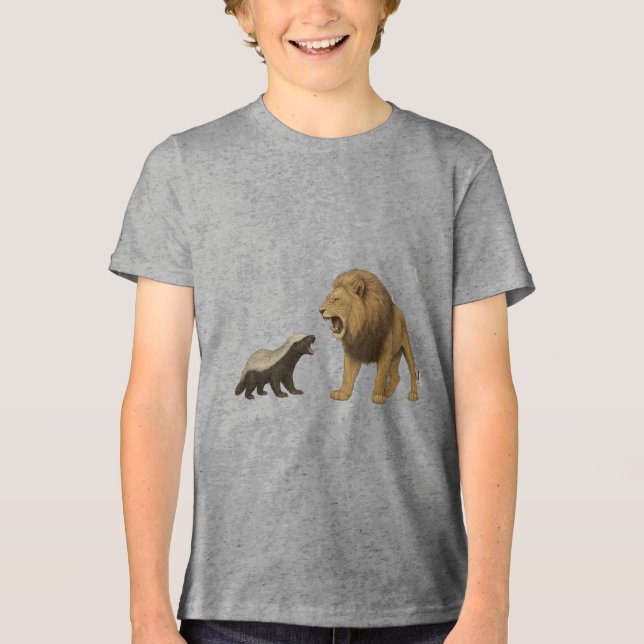 Unleash your anger Tri-Blend shirt (Front)