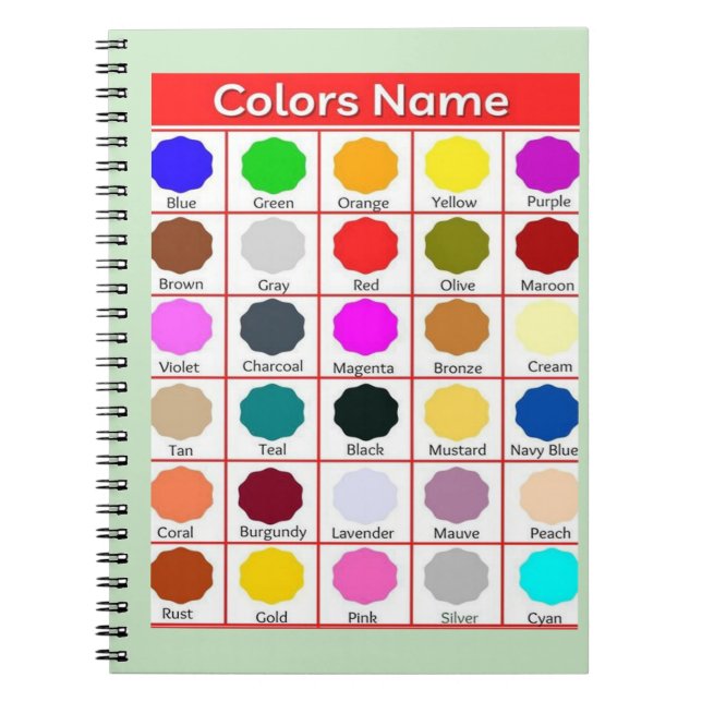 Unleash Your Creativity: Colorful Spiral Notebooks (Front)