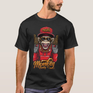 Unleash Your Creativity with Crazy Monkey Designs" T-Shirt