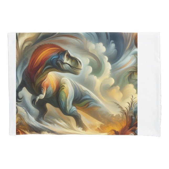  🦕Unleash Your Inner Artist with Dinosaur-Themed  Pillow Case (Front)