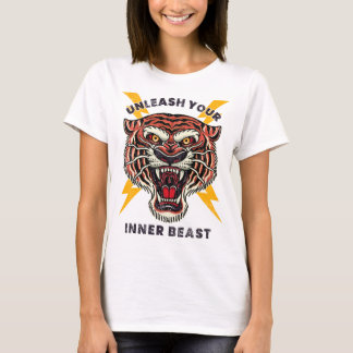 Unleash Your Inner Beast Tiger T-shirt