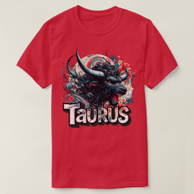 Unleash Your Inner Bull Taurus T-Shirt (Design Front)