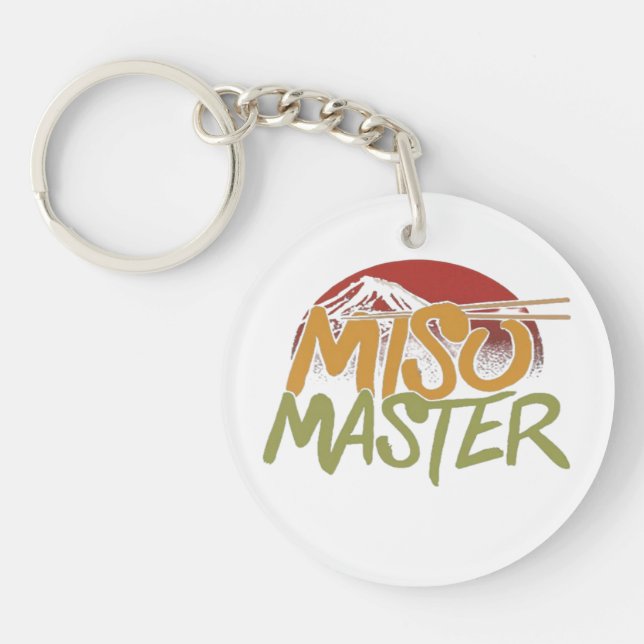 Unleash Your Inner Chef - "Miso Master" Multicolor Keychain (Front)