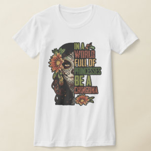 Unleash Your Inner Chingona: Old School Tattoo  T-Shirt