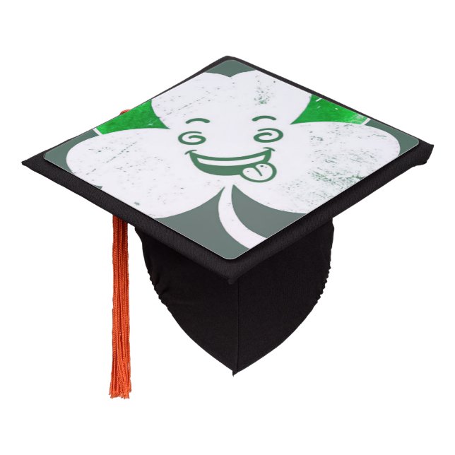 Unleash Your Inner Irish Spirit Graduation Cap Topper (Angled)