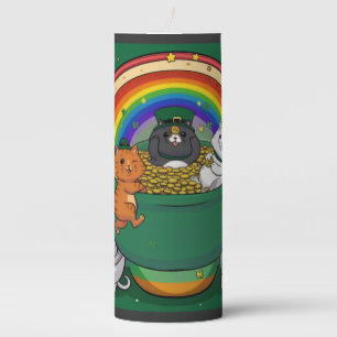Unleash Your Inner Irish Spirit Pillar Candle