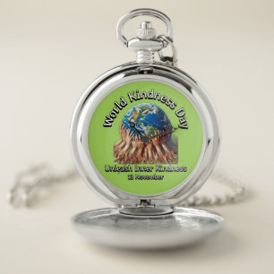 Unleash Your Inner Kindness. World Kindness Day. Pocket Watch