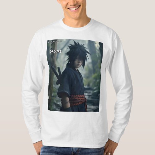 Unleash Your Inner Shinobi The Sasuke T_Shirt