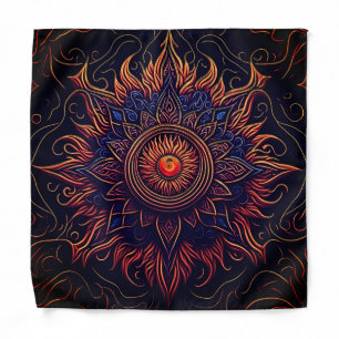 Unleash Your Inner Visionary - Flaming Eye Bandana