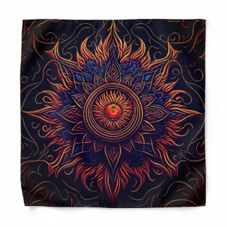 Unleash Your Inner Visionary - Flaming Eye Bandana