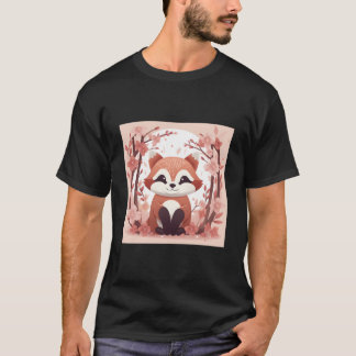 Unleash Your Ness With Our Red Panda And Cherry Bl T-Shirt