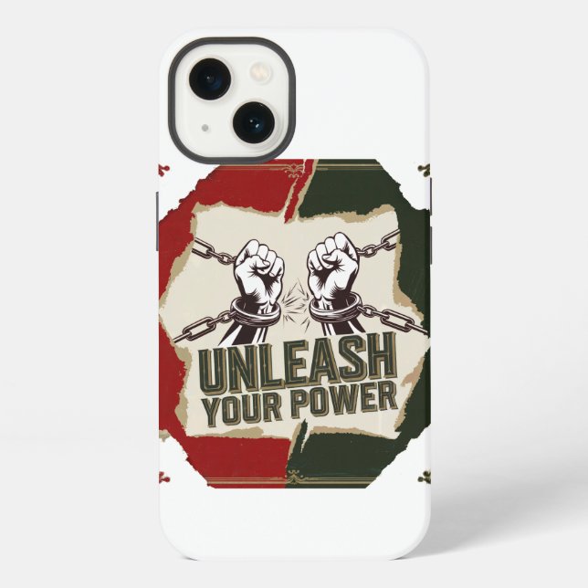 Unleash Your Power iphone case Breaking Chains (Back)