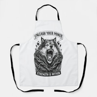 Unleash Your Power — Strength Is Within Apron