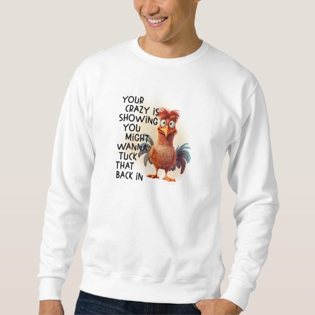 Unleash Your Quirk: The Crazy Saga Sweatshirt (Front)
