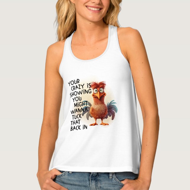Unleash Your Quirk: The Crazy Saga Tank Top (Front)