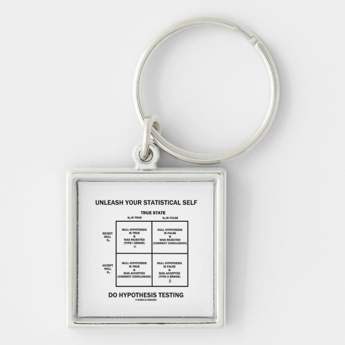 Unleash Your Statistical Self Hypothesis Testing Key Chains